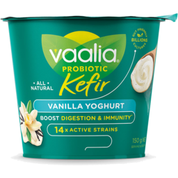 Photo of Vaalia Yoghurt Probiotics Kefir Vanilla 150gm