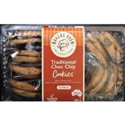 Photo of Bakers Oven Cookie Choc Chip 24pk
