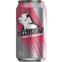 Photo of Red Bear Vodka & Raspberry Can