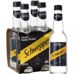 Photo of Schweppes Soda Water Bottles 4 Pack