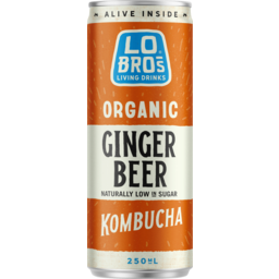 Photo of Lo Bros Kombucha Ginger Beer 250ml