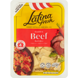 Photo of Latina Fresh Classic Beef Ravioli Fresh Pasta 625g