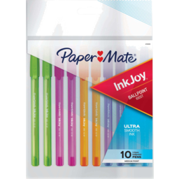 Photo of Paper Mate Inkjoy 100st Capped Ballpoint Pen Fashion Assorted - Pack Of 10