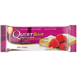 Photo of Quest Bar White Chocolate Raspberry Flavour Protein Bar
