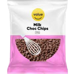 Photo of Value Milk Chocolate Chips 250g