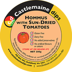 Photo of Castlemaine Dips Hommus Sun Dried Tomato