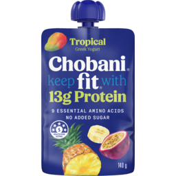Photo of Chobani Fit Tropical Greek Yogurt Pouch 140g