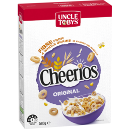 Photo of Uncle Tobys Cheerios Wholegrain Breakfast Cereal 580g