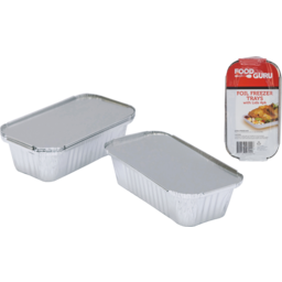 Photo of Foodguru Foil Freezer Trays With Lids 4pk