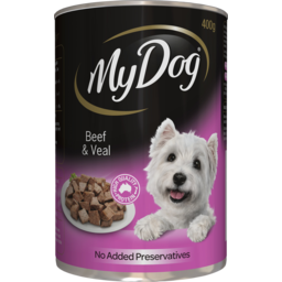 Photo of My Dog Beef & Veal Dog Food 400g