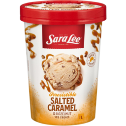 Photo of Sara Lee Salted Caramel With Chocolate Coated Hazelnut Ice Cream 1l