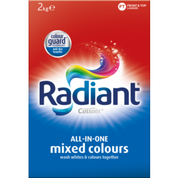Photo of Radiant All In One Mixed Colours Laundry Powder 2kg