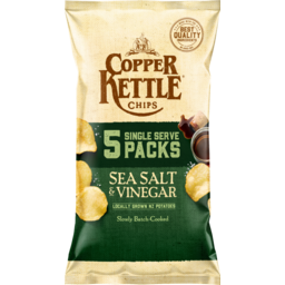 Photo of Copper Kettle Potato Chips Salt & Vinegar 5 Pack