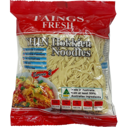 Photo of Taings Fresh Thin Hokkien Noodles 450g