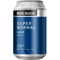 Photo of Red Duck Super Normal Lager 4.4% Can