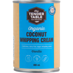 Photo of The Tender Table Organic Coconut Whipping Cream Vanilla