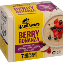 Photo of Harraways Oats Sachets Berry Bonanza 7 Pack