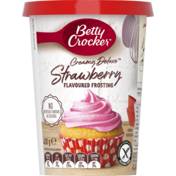 Photo of Betty Crocker Creamy Deluxe Flavoured Frosting Strawberry 400g