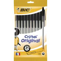 Photo of Bic Cristal Original Ballpoint Pens Black 10 Pack