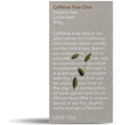Photo of Love Tea Caffeine Free Chai Loose Leaf