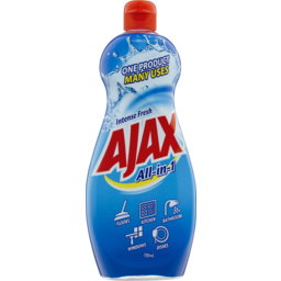 Photo of Ajax All In 1 Multipurpose Kitchen, Bathroom And Floor Household Cleaning Gel Intense Fresh 700ml