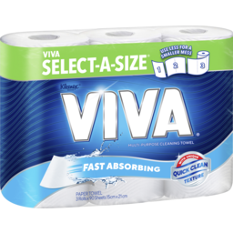 Photo of Viva Select-A-Size Paper Towel 3 Pack 