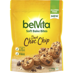 Photo of Belvita Soft Bake Bites Biscuits Dark Choc Chip 110g 110g