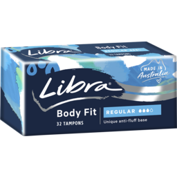 Photo of Libra Body Fit Regular Tampons 32 Pack