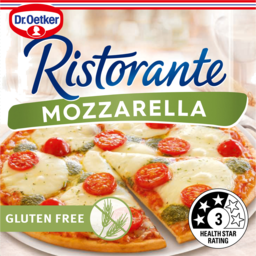 Photo of Dr Oetker Ristorante Gluten Free Mozarella Thin & Crispy Pizza 370g