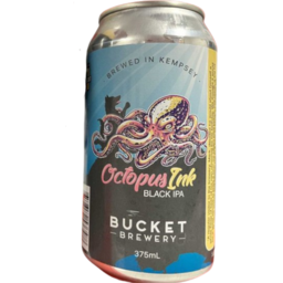 Photo of Bucket Brewery Octopus Ink Black IPA Can