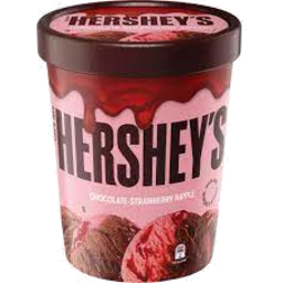 Photo of Hersheys Ice Cream Chocolate Strawberry 1l