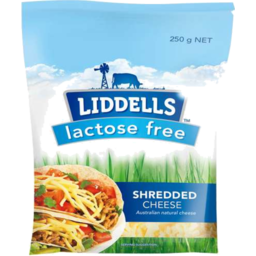 Photo of Liddells Cheese Lactose Free Shredded 250g