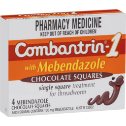 Photo of Combantrin-1 Threadworm Chocolate Squares g