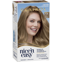 Photo of Clairol Nice 'N Easy 7cb Natural Dark Champagne Blonde Permanent Hair Colour 173g