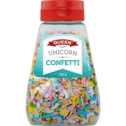 Photo of Queen Unicorn Confetti Ultimate Sprinkles 110g