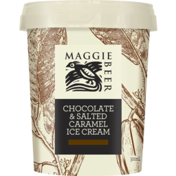 Photo of Maggie Beer Chocolate & Salted Caramel Ice Cream 500ml