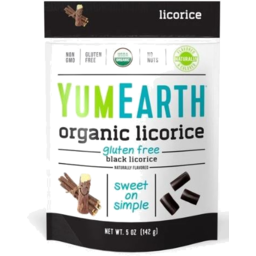 Photo of Lollies - Licorice Black 142gm Gluten Free Yum Earth