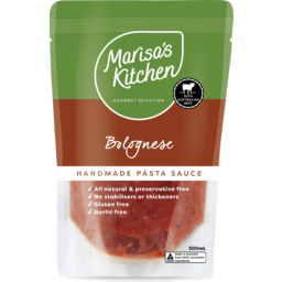 Photo of Marisa's Kitchen Bolognese Sauce 500ml Pouch