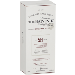 Photo of The Balvenie 21 Year Old Portwood Single Malt Scotch Whisky