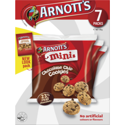 Photo of Arnotts Minis Chocolate Chip Cookies Multipack