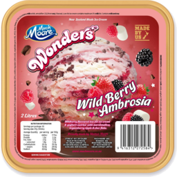 Photo of Much Moore Ice Cream Wonders Low Fat Wildberry Ambrosia 2L