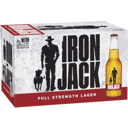 Photo of Iron Jack Full Strength Lager Stubbies