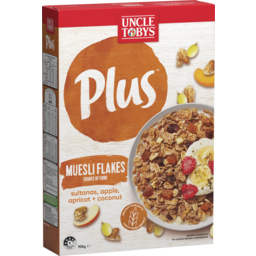 Photo of Uncle Tobys Plus Muesli Flakes Breakfast Cereal With Sultanas & Apple 705g 