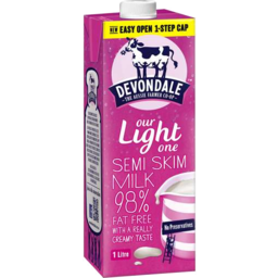 Photo of Devondale Milk Semi Skim UHT (1L)