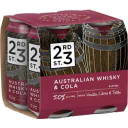 Photo of 23rd Street Australian Whisky & Cola 5% Can