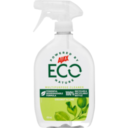 Photo of Ajax Eco Coconut & Lime Multipurpose Cleaner Trigger Spray 450ml