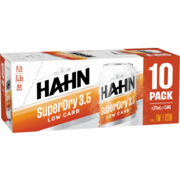 Photo of Hahn Superdry 3.5 Can Carton 10x375ml