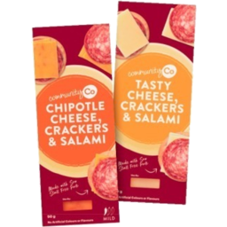 Photo of Comm Co Salami Tasty Cheese & Crackers