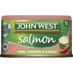 Photo of John West Salmon Tempest Lime & Ginger & Chilli