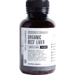 Photo of Cell Squared Organic Beef Liver Capsules